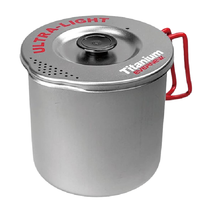 stock image of evernew ultralight pasta pot 1L