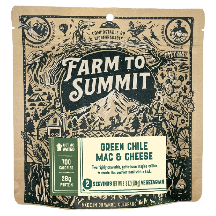 farm to summit stock image of package