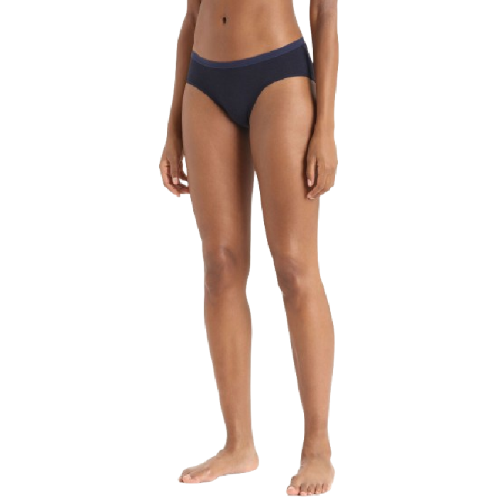 stock image of icebreaker women's hiking underwear 150 siren hipkini