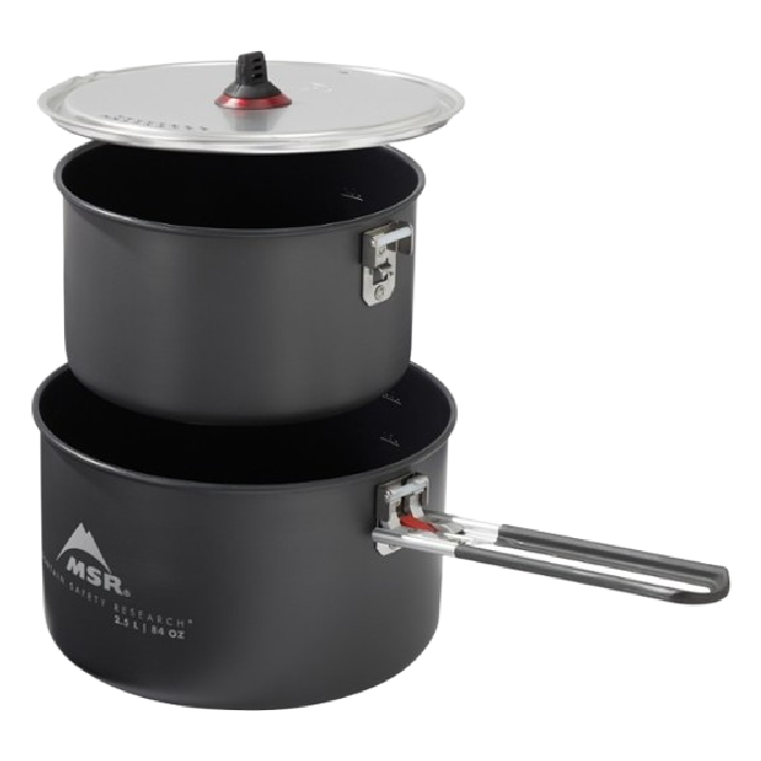 MSR fusion two-pot cook set stock image