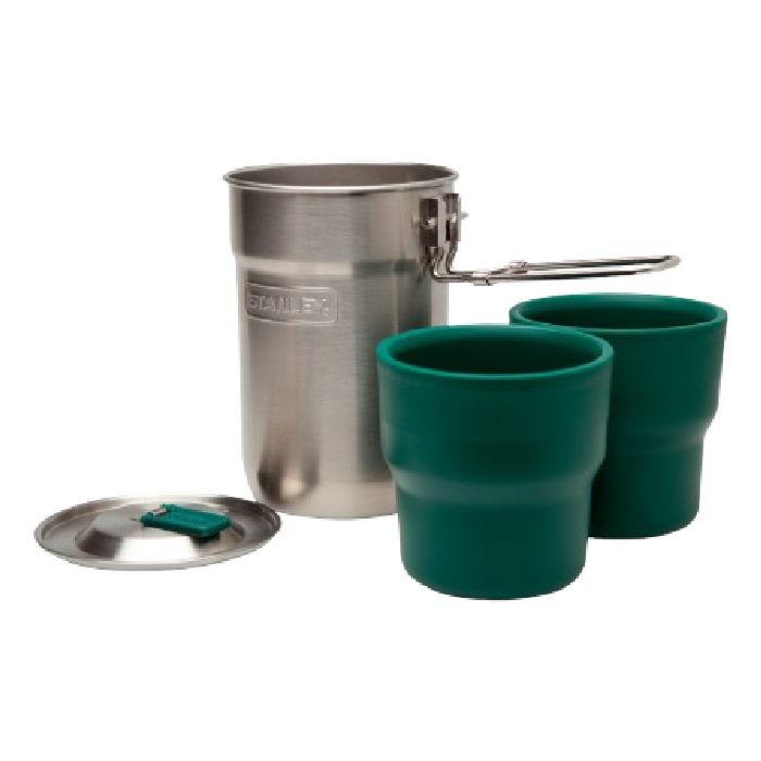 stanley nesting two cup cookset stock image