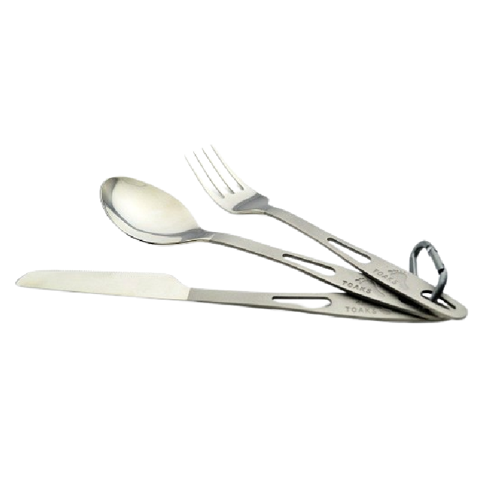 stock image of toaks cutlery set